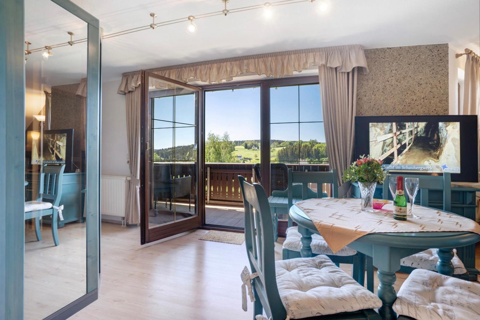 Pension Bergblick Marienberg Ngoại thất bức ảnh
